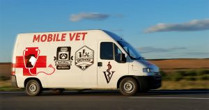 mobile vet on the road