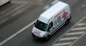 mobile vet on the road